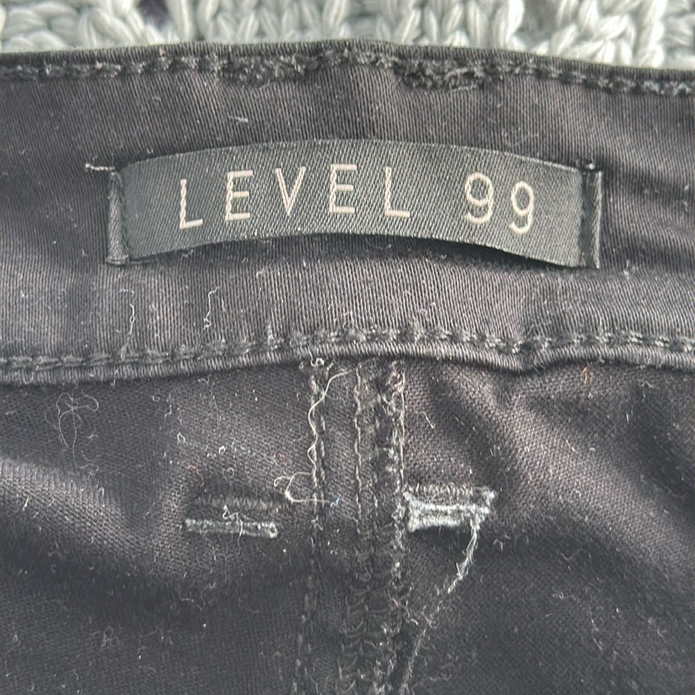 Black, skinny, cargo, zip ankle